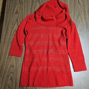 junior cowl neck sweater